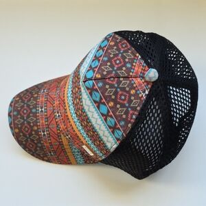 Aztec Southwest Pattern Trucker Hat - NWOT